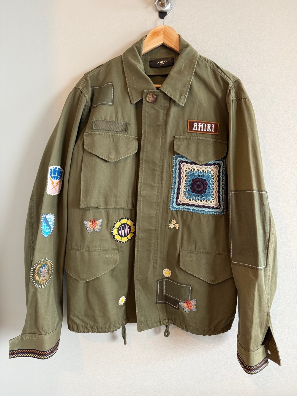 AMIRI Green Cotton M65 Military
Trench Jacket